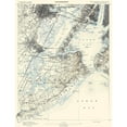 thumbnail image 3 of USGS 15x18 Black Modern Framed Museum Art Print Titled - Staten Island New York New Jersey Sheet, 3 of 5