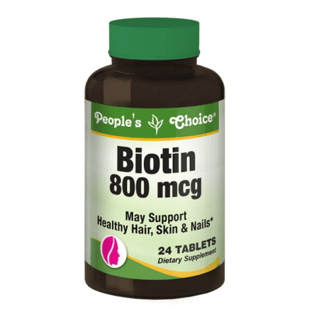 People's Choice Biotin 800 mcg 24 Tablets