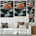 thumbnail image 4 of Designart A Blooming Orange Dahlia Flower In Winter IV Canvas Wall Art, 4 of 5