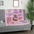 thumbnail image 3 of Funnil Positive Daily Affirmations Blanket, Healing Get Well Gifts for Women, Christmas Birthday Motivational Gifts for Female 50"x60" Pink, 3 of 9