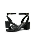 thumbnail image 4 of DREAM PAIRS Women's Open Toe Ankle Strap Low Block Chunky Heels Sandals Party Dress Pumps Shoes, 4 of 6