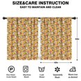 thumbnail image 2 of Blackout Kids Curtains,Hedgehog Apple Mushroom Childrens Insulated Curtains Set Of 2,Bedroom Essentials,Toddler Room Decor 42"x54"(106x137cm), 2 of 4