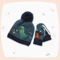 thumbnail image 3 of Sombrero unisex grueso con pompón CUTICAT de punto para invierno, 3 of 7