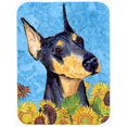 thumbnail image 1 of Carolines Treasures SS4128LCB Doberman Glass Cutting Board - Large, 1 of 1