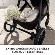 Evenflo Shyft Intuiti+ Travel System Featuring Revolve180 LiteMax NXT Preemie and Infant Car Seat with SensorySoothe and Green & Gentle (Champagne)