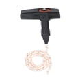thumbnail image 2 of Cuerda de mango de retroceso para cortacésped cuerda de mango de arranque de retroceso duradera para TS350 ANGGREK Otros, 2 of 8