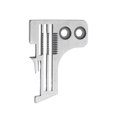 thumbnail image 1 of Unique Bargains Needle Plate 202554E 4 Thread Dense Edge Chrome Plated for Sewing Machines, 1 of 6