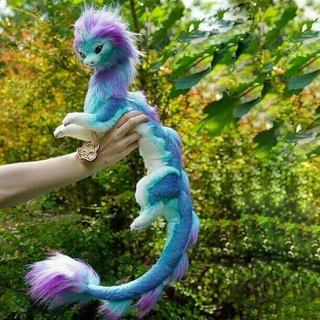 Peluche de dragón Sisu Kawaii de 50 cm, Raya y el último dragón, muñecos de peluche, elfo suave, decoración, regalos de cumpleaños para niños
