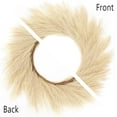 thumbnail image 5 of TETOU Artificial Pampas Grass Wreath, 26" Faux Pampas Grass Decor for All Seasons Home Boho Fall Modern Decoration - Beige, 5 of 11
