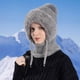 thumbnail image 5 of Máscaras para Mujeres Sombrero de Punto 3 en 1, Perfecto para las Mujeres para Usar con Bufandas Y Máscaras, Bufanda de Esquí de Punto Caliente Y Máscara para Otoño E Invierno., 5 of 6