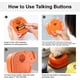 thumbnail image 4 of MEWOOFUN Dog Button Record Talking Pet Communication Vocal Training Interactive Toy Bell Ringer With Pad and Sticker Easy To Use ShopWise Round, 4 of 9