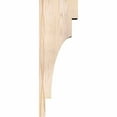 thumbnail image 3 of 3 1/2"W x 8"D x 24"H Mediterranean Smooth Corbel, Douglas Fir, 3 of 9