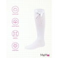 thumbnail image 6 of MeMoi Sweet Bow Cotton Blend Knee High Socks - Girls - Female, 2, White, 6 of 7