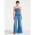 thumbnail image 5 of Sofia Vergara Women's Buttoned Tube Top, Sizes XS-XXL, 5 of 13