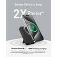 thumbnail image 2 of Anker MagGo Power Bank, Qi2 Certified 15W Ultra-Fast MagSafe-Compatible Portable Charger, 10,000mAh Battery Pack with Smart Display & Foldable Stand, For iPhone 16/15/14/13 Only (USB-C Cable Included), 2 of 5
