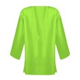 thumbnail image 5 of Scyoekwg Cardigans for Women Trendy 3/4 Sleeve Casual Lightweight Solid Color Open Front Medium Length Sleeve Cardigan Loose Cardigan(Green,S), 5 of 5