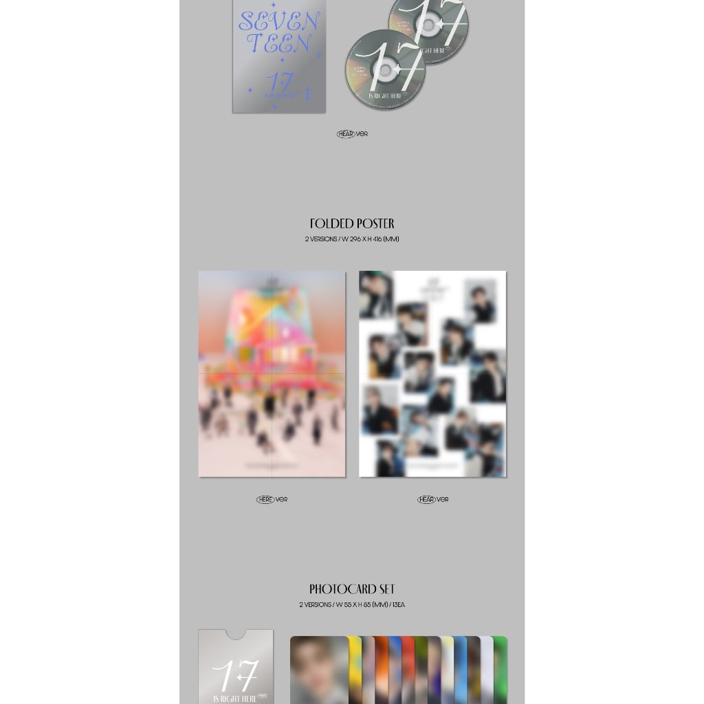 SEVENTEEN [17 IS RIGHT HERE] BEST ALBUM (30th Apr.2024) HERE