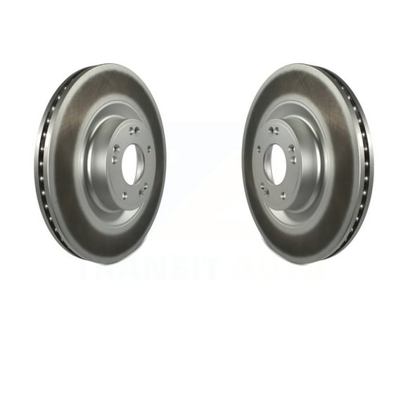 Genius Front Coated Disc Brake Rotors Pair for Car Hyundai Genesis G80 Equus Kia K900 KG-100328