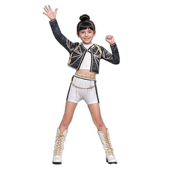 Disfraz de cazador de Halloween for niños grandes, Rumi, Mira, Zoey, cantantes, baile, escenario, juego de rol, trajes de cosplay for niños, 2026