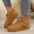 thumbnail image 5 of JUSLIO Slippers for Women Non Slip Indoor House Slippers Closed Toe Slide Slip On Fuzzy Plush Flat Sole Slippers Brown, 5 of 9