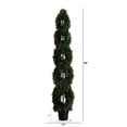 thumbnail image 3 of Nearly Natural Double Pond Cypress Spiral Artificial Topiary Tree - 7', 3 of 5