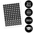 thumbnail image 2 of Big Dot of Happiness Graduation Cheers - Round Candy Labels 2026 Graduation Party Favors - Fits Hershey's Kisses (1 sheet of 108), 2 of 5