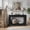 Black, variant on 47" Farmhouse Console Table with Charging Station, 2-Tier Entryway Table with Storage, Sofa Table with 2 AC Outlets, USB and Type-C Port,Black
