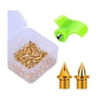 thumbnail image 4 of 50x Púas para zapatas de pista Púas de repuesto para zapatillas de atletismo Púas para correr en pista y campo fáciles de instalar para entrenamiento Oro, 4 of 8