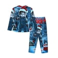 thumbnail image 2 of Lsque Chucky Pattern Long Sleeve Pajama Set for Women - Soft 2-Piece Sleepwear and Loungewear Set with Pockets, Comfy Nightwear, 2 of 8