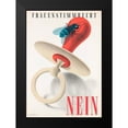 thumbnail image 2 of Vintage Apple Collection 14x18 Black Modern Framed Museum Art Print Titled - Womens_Suffrage, 2 of 5