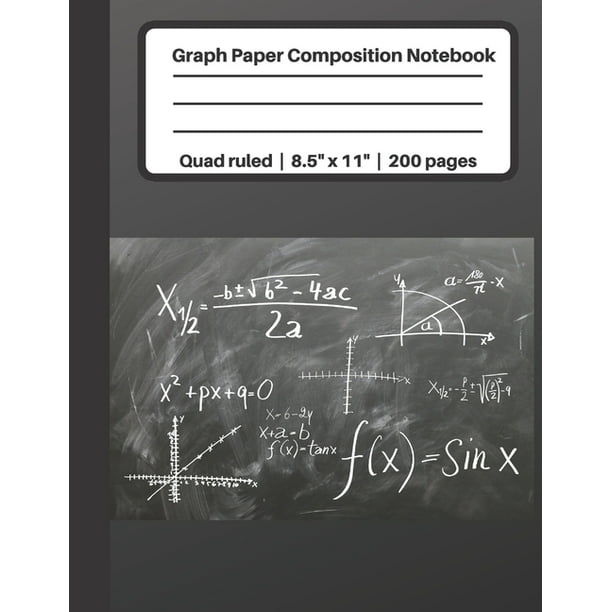 graph paper composition notebook quad ruled 8 5 quot x 11 4x4 quad graph paper