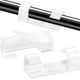 thumbnail image 1 of 100 piezas Clips de cable autoadhesivos Finisher Abrazadera de cable Clip de cable transparente pegajoso, 1 of 5