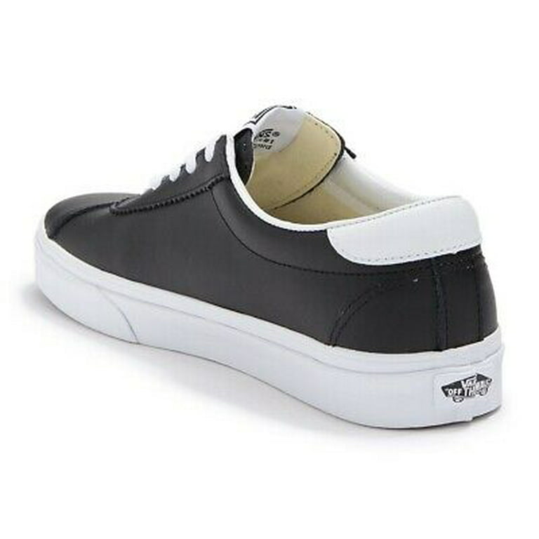 Vans Sport Black/True White Men's Classic Skate Shoes Size 9 Walmart.com