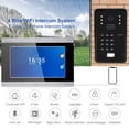 thumbnail image 1 of Wired Video Intercom System, WiFi 7 Inches 1080P Video  Door Phone System With IC Access Control Function,Unlock,Monitoring For Villa  Apartment, 1 of 8