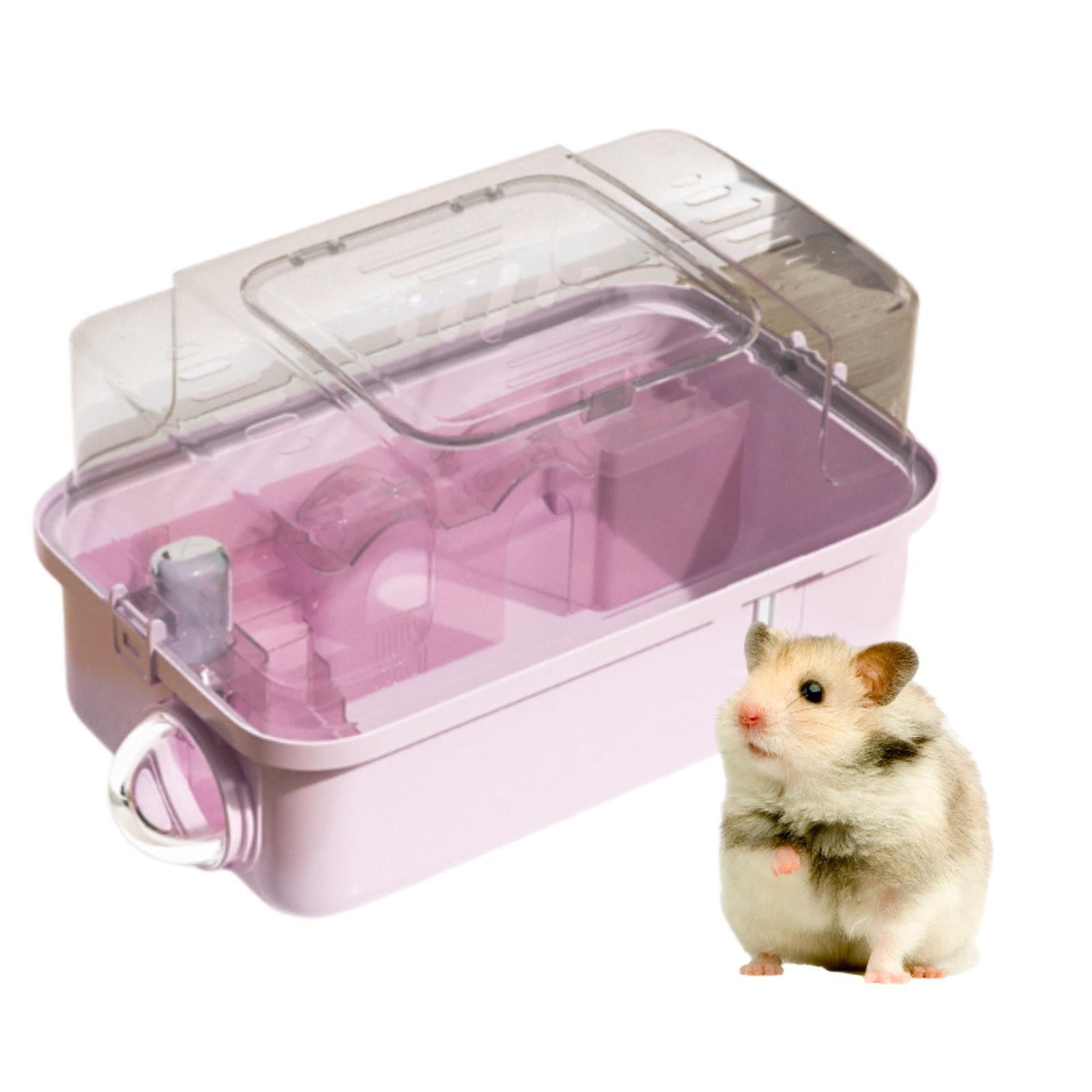 Bothyi Guinea Pig Travel Hamster Carrier Cage for Gerbil Sugar Glider Dwarf Hamster