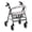 Hippo, variant on HELLHERO Rabbit Flowers Back Cover Rollator Walker Seat and Backrest Rollbar Covers Set with Easy Install Non-Slip Cover Non Slip for Elder