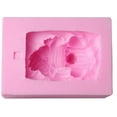thumbnail image 3 of 1 pieza de nuevo diseño de llegada 3D molde de silicona para bebé conejito vestido de bebé herramientas de decoración de pasteles de fondant de chocolate, 3 of 7