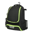 thumbnail image 1 of Mochila de béisbol bolso de softbol versátil para chicas de fútbol de voleibol verde negro, 1 of 8