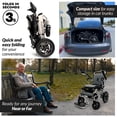 thumbnail image 4 of 330 lbs Weight Capacity, Long Battery Range, Electric Wheelchairs for Adults, US Based Premium Customer Support, Remote Controlled Lightweight Wheel Chair for Seniors, IQ-8000 by Majestic, 4 of 7