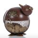thumbnail image 1 of Escultura de hierro Tooarts hinchada de vino Gato Cork Contenedor de decoración del hogar del metal escultura del arte del regalo de animal Tooarts Escultura de hierro, 1 of 7