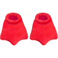 thumbnail image 1 of Pantuflas de casa con forma de pata de pato de dibujos animados, lindas y esponjosas, para interiores, de la 33 a la 39, color rojo, 1 of 5