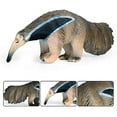 thumbnail image 2 of 4.2 Inches Resin Anteater Miniature Realistic Wildlife Figurines Solid Simulated Wild Animal Replica Anteater Mammal Plastic Ornament, 2 of 4