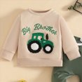 thumbnail image 4 of NOLDARES Baby Boy Fall Clothes Boys Fall/Winter Embroidery Long Sleeve Elastic Waist Everyday Outfit Set 2Pcs(T217-Green), 4 of 6