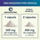 thumbnail image 2 of Citrato de Magnesio Nobi Nutrition 500 mg, Suplemento de Alta Absorción con Óxido de Magnesio Elemental, Sin OGM y Sin Soja, 60 Cápsulas, 2 of 6