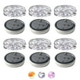 thumbnail image 1 of Langgg 6 Pieces Jar Cap Light Strings Solar Power LED String Lights Waterproof Hanging Garden Decoration Lamps, White, 1 of 7