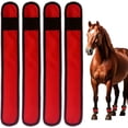 thumbnail image 6 of LED Horse Ankle Bands - 4 Pieces Safety Leggings, Flexible 4 Modes Horse Ankle Straps | Abrasion-Resistant PVC LED Horsess Leg Bands for Night Riding Trail Road Parade Farm Stable Ranch Stall, 6 of 9