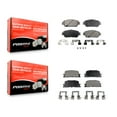 thumbnail image 1 of Positive Plus Front Rear Semi-Metallic Brake Pads Kit for Car Toyota Camry Lexus ES330 ES300 KPF-100409, 1 of 8