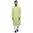 thumbnail image 1 of Atasi Ethnic Kurta For Men Solid Fashion Men Long Sleeve Kurtas Shirt, 1 of 7