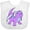 AA-White, variant on Inktastic Cute Baby Purple Dragon Boys or Girls Baby Bib