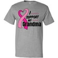 thumbnail image 3 of Inktastic Breast Cancer Awareness I Support My Grandma Pink Ribbon T-Shirt, 3 of 5